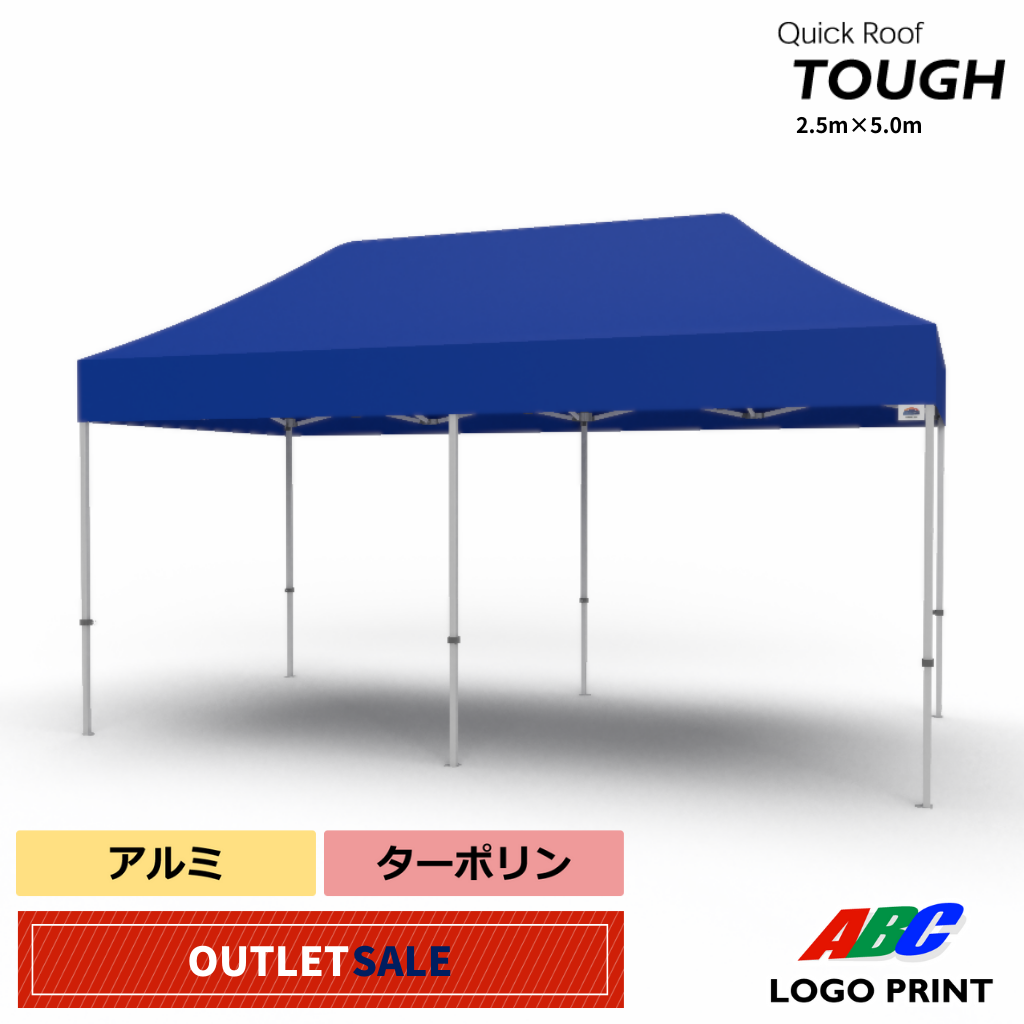 【アウトレット】TOUGH50（2.5m×5m）耐久性天幕セット　ブルー