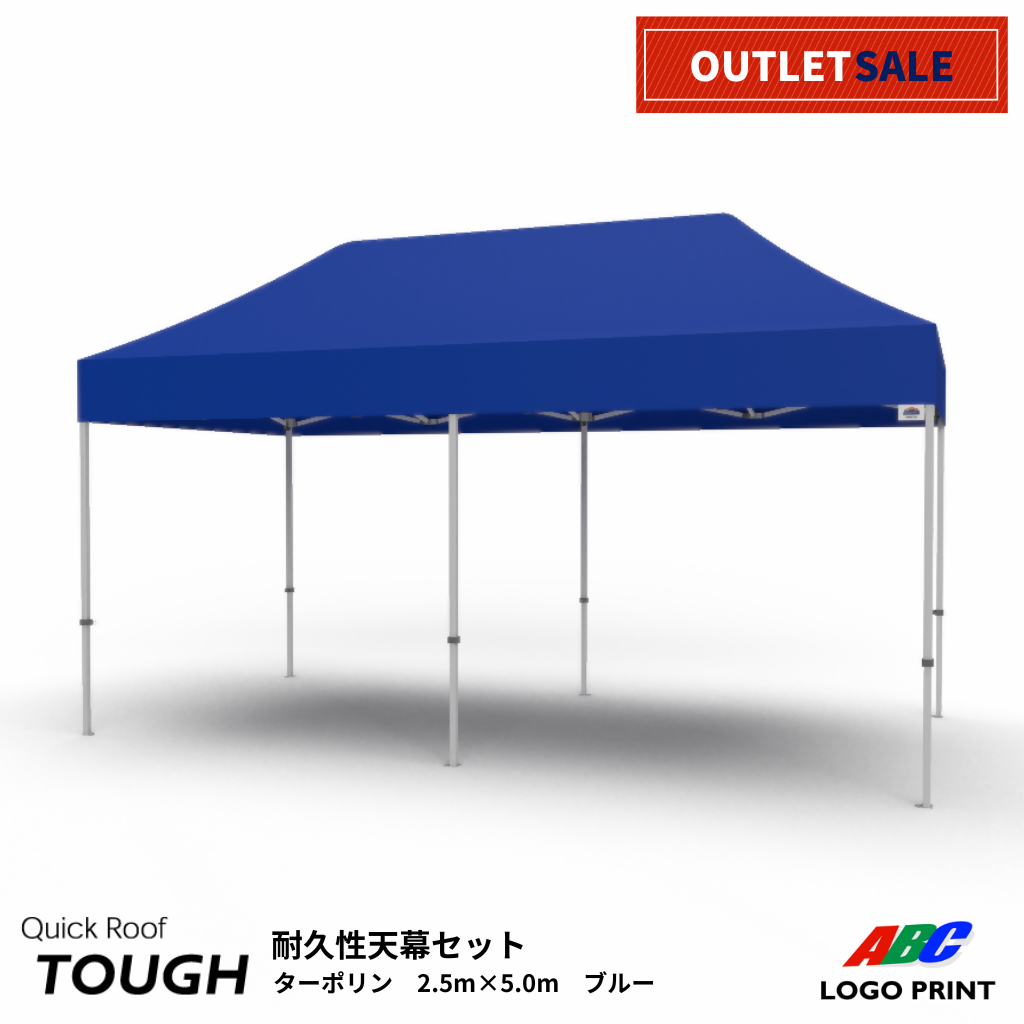 【アウトレット】TOUGH50（2.5m×5m）耐久性天幕セット　ブルー